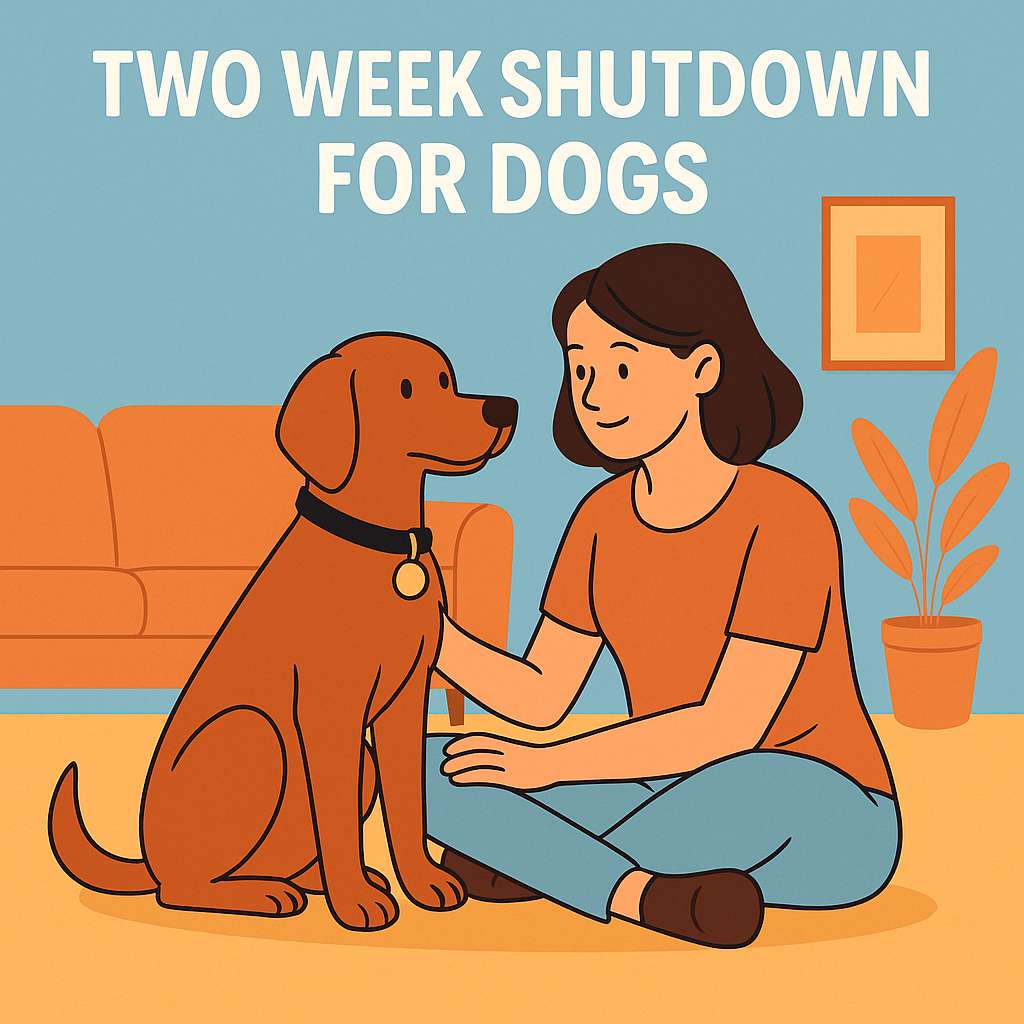 Two Week Shutdown for Dogs. The Gentle 14 Day Reset Every New Dog Deserves