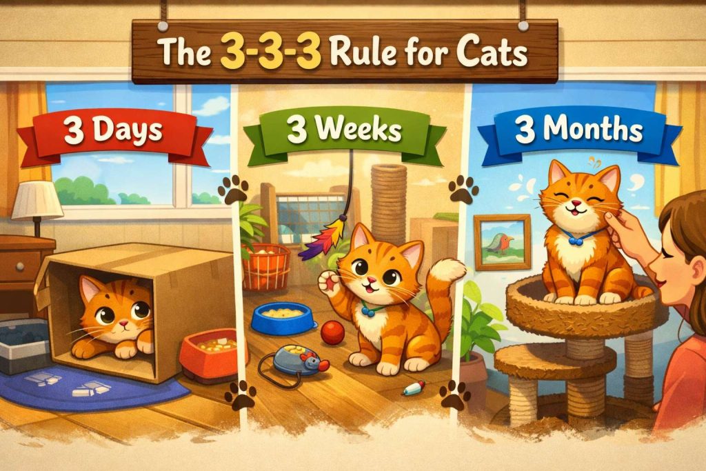 The 3-3-3 Rule for Cats, A Simple Timeline That Helps New Cats Settle In