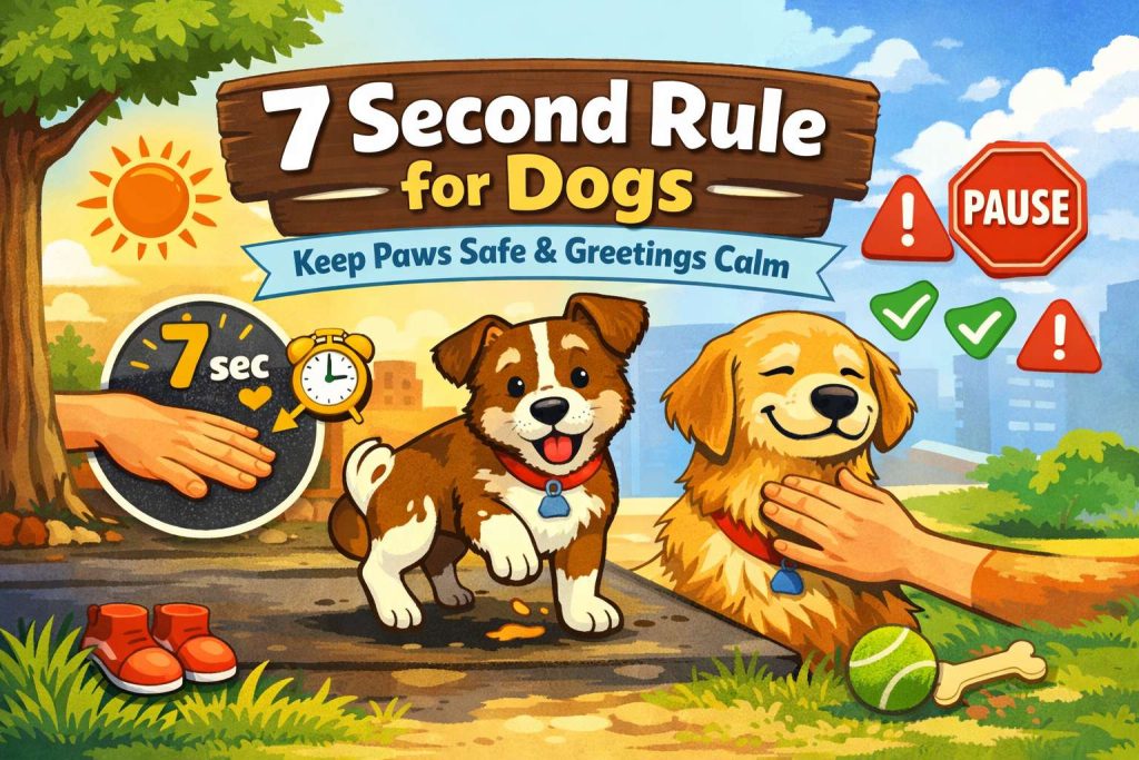7 Second Rule for Dogs. A Simple Habit That Protects Paws and Makes Greetings Safer