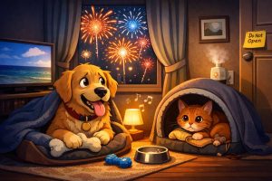 New Year’s Fireworks in Arizona Can Terrify Pets. Here’s What Works Before the First Boom