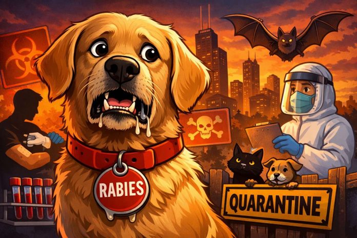 Chicago dog rabies case