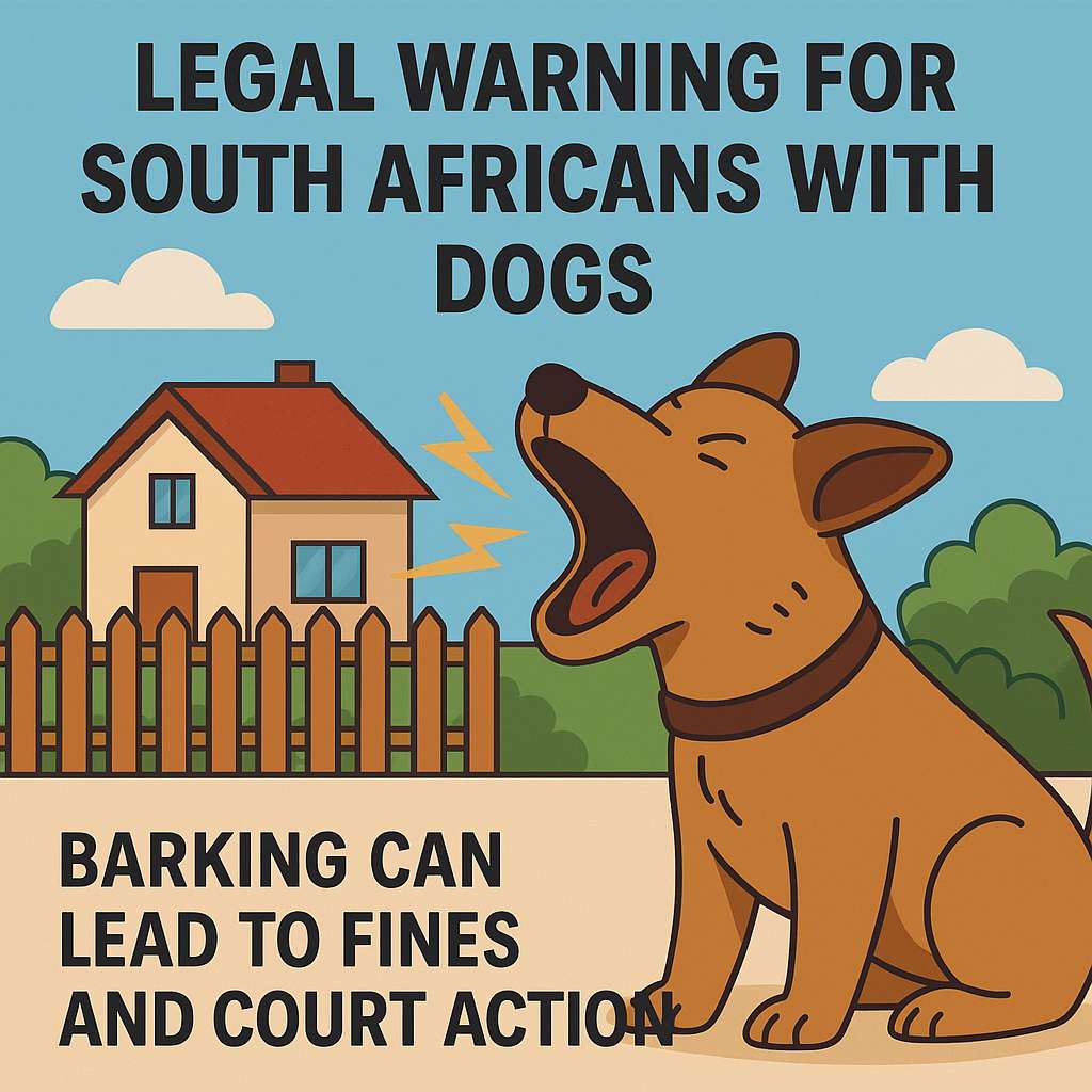 Legal Warning for South Africans With Dogs. Barking Can Lead to Fines and Court Action