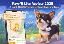 Pawfit Lite Review 2025. A Light 4G GPS Tracker for Small Dogs and Cats Pawfit Lite review