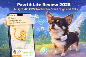Pawfit Lite Review 2025. A Light 4G GPS Tracker for Small Dogs and Cats