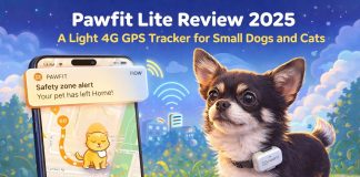 Pawfit Lite Review 2025. A Light 4G GPS Tracker for Small Dogs and Cats Pawfit Lite review