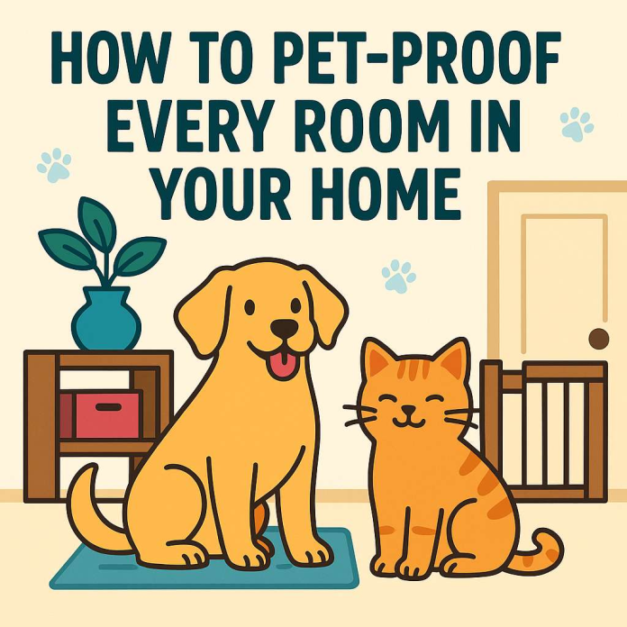 pet proof your home room by room