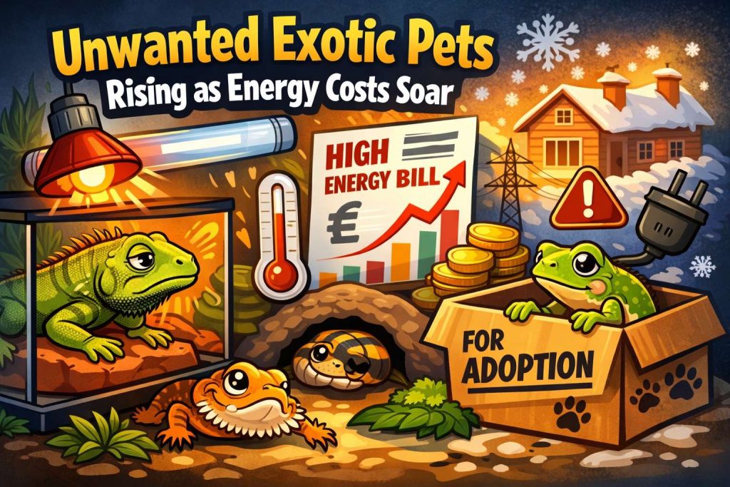 Unwanted Exotic Pets Are Rising as Energy Bills Squeeze Owners, Says Rescue