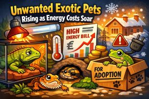 Unwanted Exotic Pets Are Rising as Energy Bills Squeeze Owners, Says Rescue