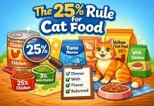The 25% Rule for Cat Food. What “Dinner” Really Means on the Label 25% rule for cat food