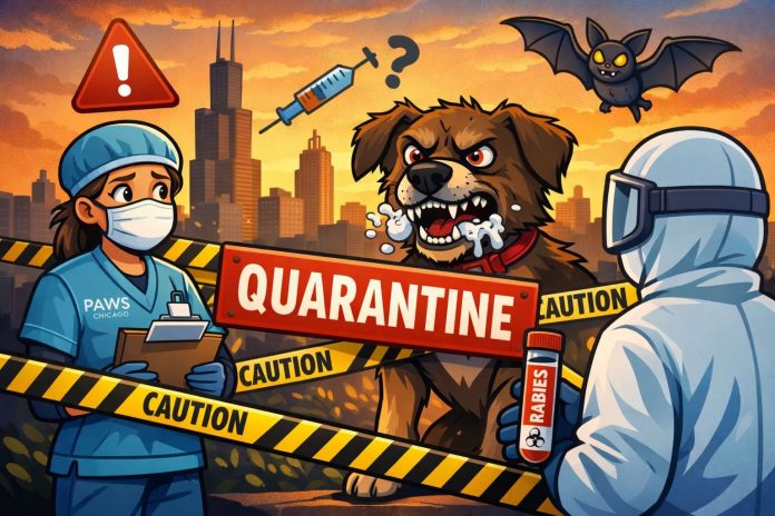 Chicago dog rabies case