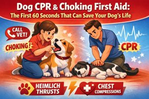 Dog CPR and Choking. The First 60 Seconds That Can Save Your Dog’s Life