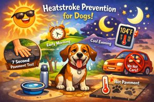 Dog Heatstroke Prevention Checklist: Safe Walk Times, Water Tips, and Hot Pavement Rules