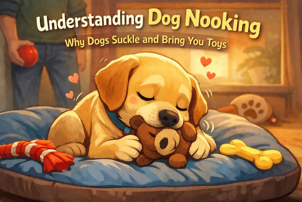 Dog Nooking Explained: Why Dogs Suck and Knead Toys, and the Real Reason They Greet You With One