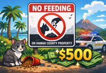 Hawaii Cat Feeding Fine Starts January 1. Big Island Rule Can Hit $500 for Leaving Food on County Property Hawaii cat feeding fine
