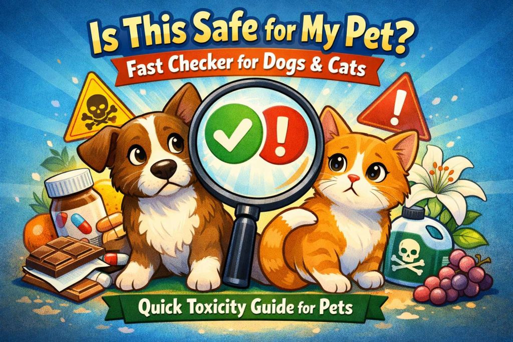 Is This Safe for My Pet? Fast Checker for Dogs and Cats (Plus Exactly What to Do Next)