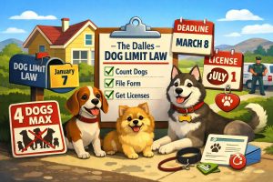New Dog Limits Started January 7. What The Dalles Families Need to Do Next