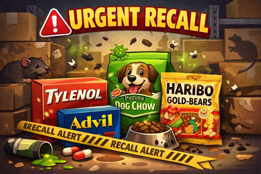 A Minneapolis Distributor’s Recall Covers Tylenol, Advil, Purina, and Haribo Items