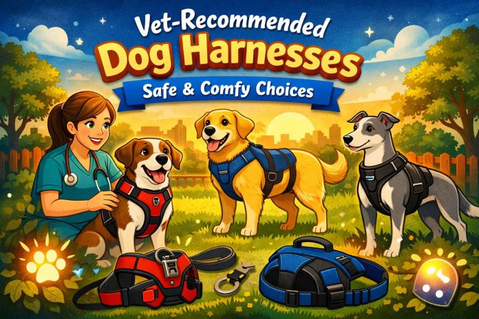 Vet recommended dog harness