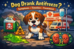 Dog Drank Antifreeze? Symptoms, Timeline, and the Emergency Steps That Still Matter