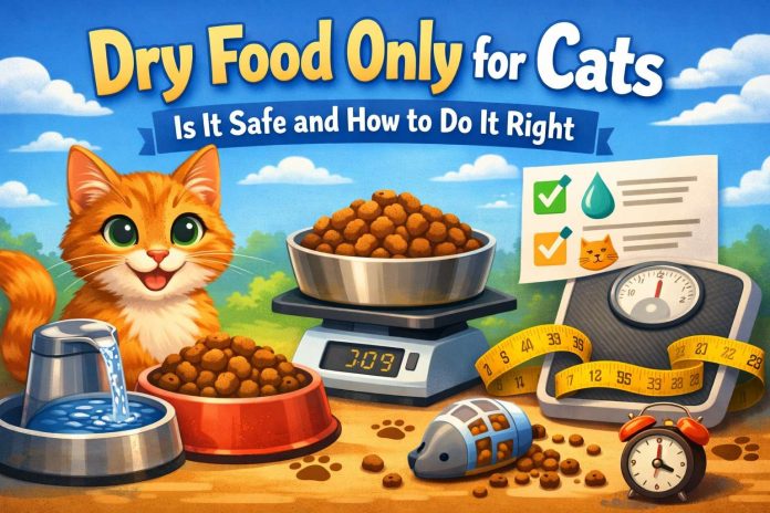 feed my cat dry food only