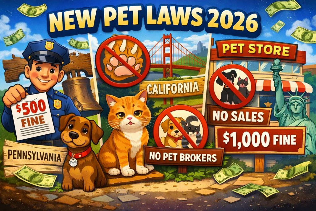 New Pet Laws 2026. 4 January changes that can cost owners $500 and reshape how pets get sold
