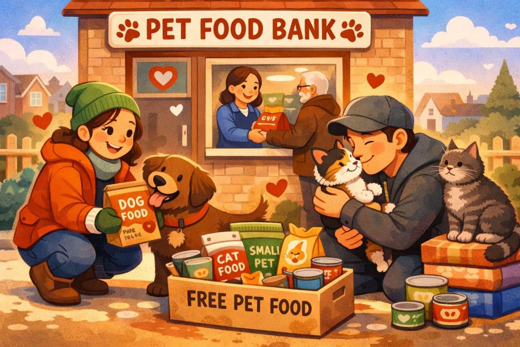 Pet Food Banks Keep Pets at Home When Money Gets Tight