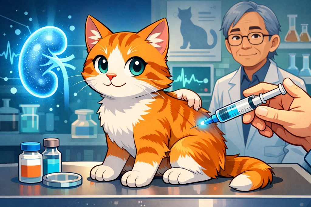 AIM Injection for Cats. Japan’s Trial Aims to Slow Kidney Disease and Add Healthy Years
