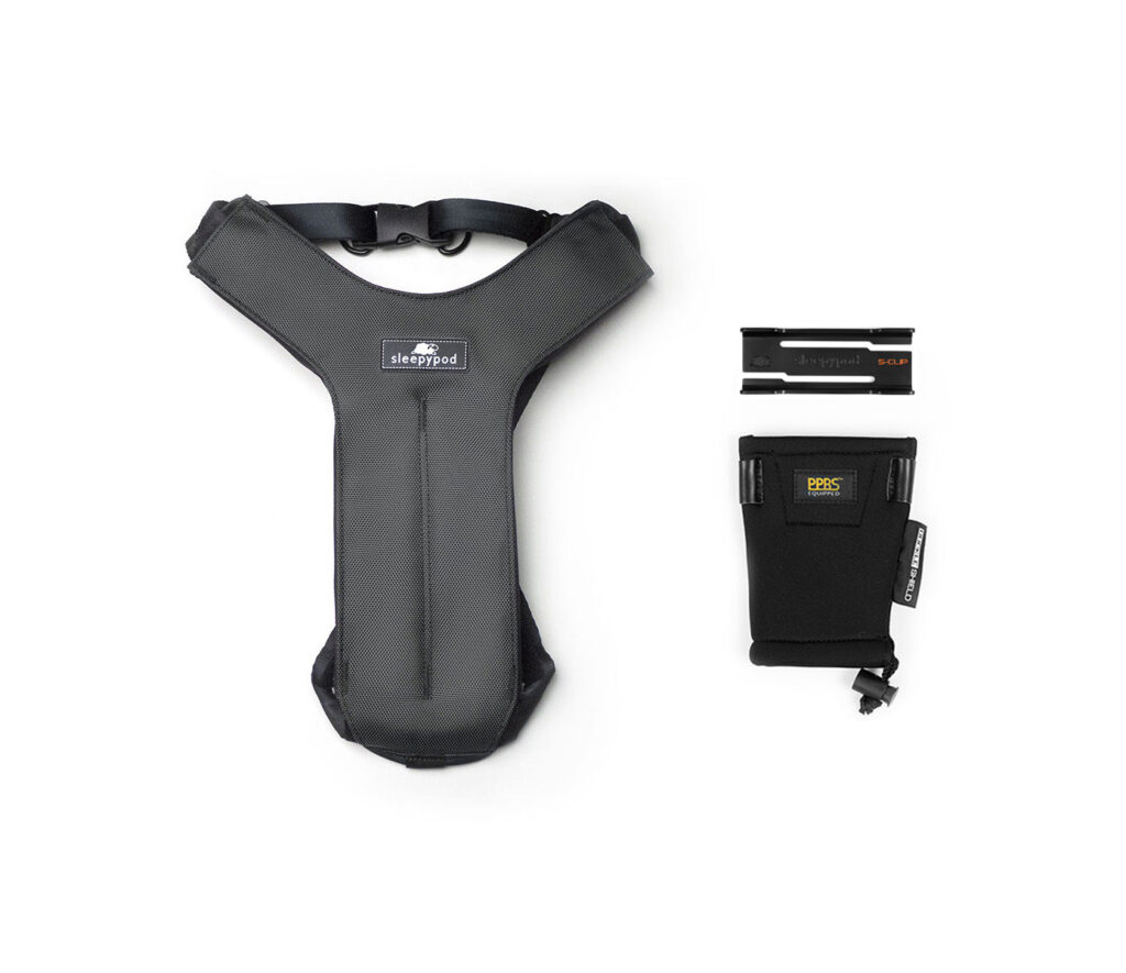 Sleepypod Clickit Sport Plus, Charcoal Grey, size S (Sleepypod SKU SP-CS-S-GREY, UPC 810143072921)